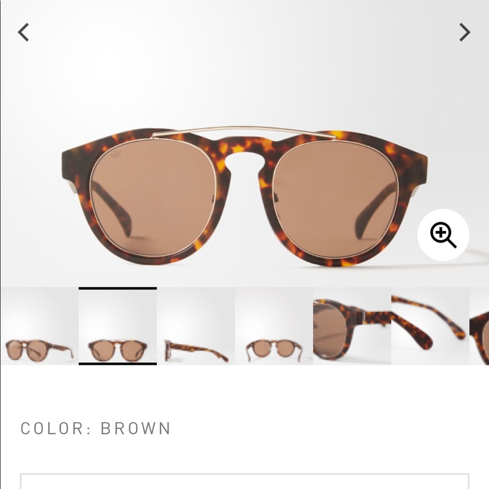 Adidas Brown Multicolored Italia Sunglasses
